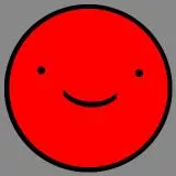 Red Smile face