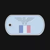 French Flag Dogtag