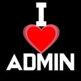 i love, admin