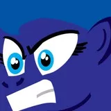 Luna Angry Face
