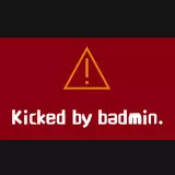 Kicked by badmin.