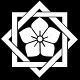 balloon flower2 /坂本龍馬の家紋 (組み合わせ角に桔梗紋)