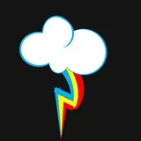 slightly improved Rainbow Dash Cutiemark (why would you use this with such awesome emblems around here?)