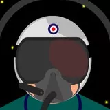RAF Pilot at Night