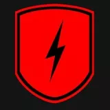 lightning patch red