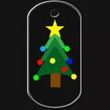 Weihnachts Dogtag