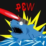 Freakin Shark with a Freakin Lazer attached to it's head!