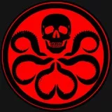 hydra marvel symbol black red