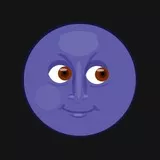 Black moon emoji