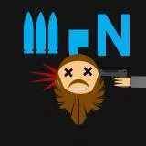 a guy killing a bearded guy.