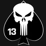 AS LUCKY 13 SKULL 