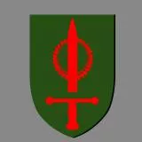 Wreathed Sword on Shield