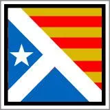 Scottish-Catalan Flag Patch
