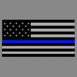 Thin Blue Line Flag