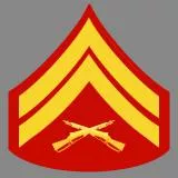 Corporal (Cpl) Rank Insignia - Marine Corps