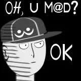 Saitama Oppai - Oh, you mad?