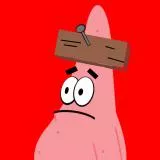 Patrick Red Background makes coat red