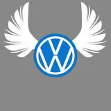 VW mit Flügeln