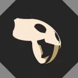 Sabertooth skull