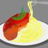 Spaghetti meat source