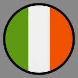 Irish Flag - Round