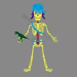Funny skeleton