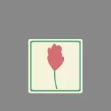 Castilleja/Indian Paintbrush Flower Badge