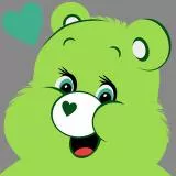 Green Care bear