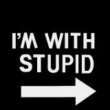 I'm with stupid