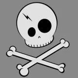 crazy crossbones